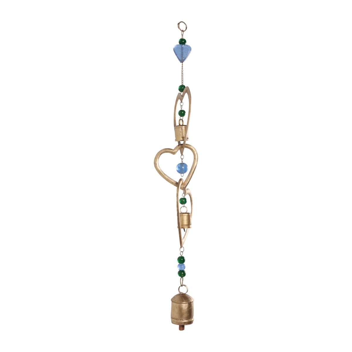 Bowenton Gold/Blue Wind Chime