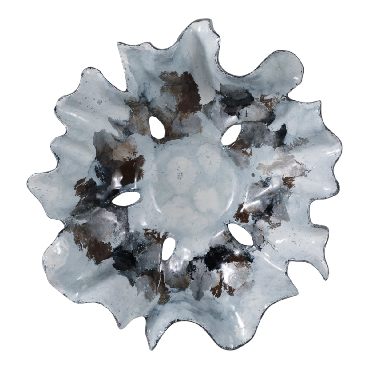 Davinwick Blue/White/Gray Bowl