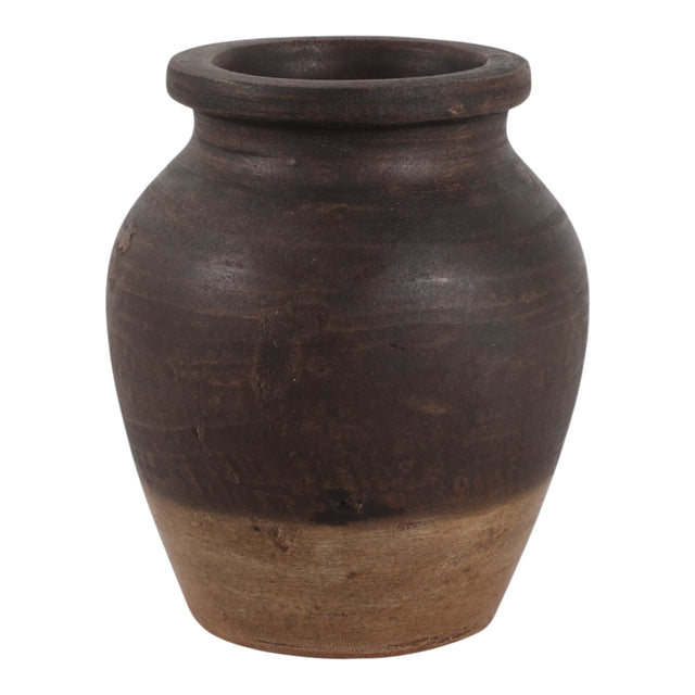 Hawleyworth Chocolate/Brown Terracotta Bud Vase