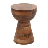 Cedar Grove Brown Polished Mango Wood Accent Table