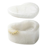 Lerdo Alabaster Heart Shaped Box