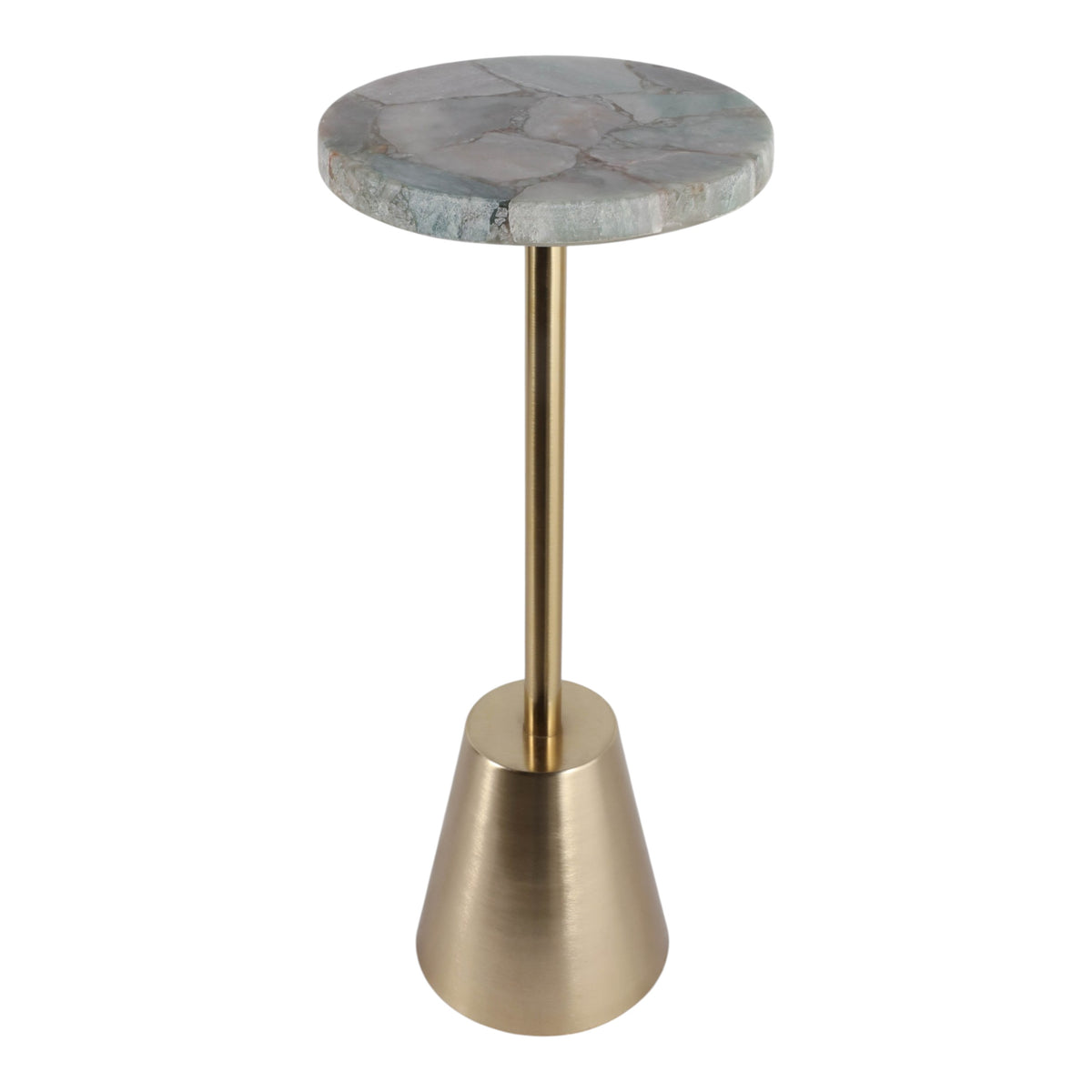 Firebaugh Green/Gold Aventurine Drink Table