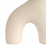 Holy City White Modern Curved Arch Table Lamp