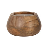 Barlowrun Natural 10 Oz Vanilla Modern Wood Bowl Candle