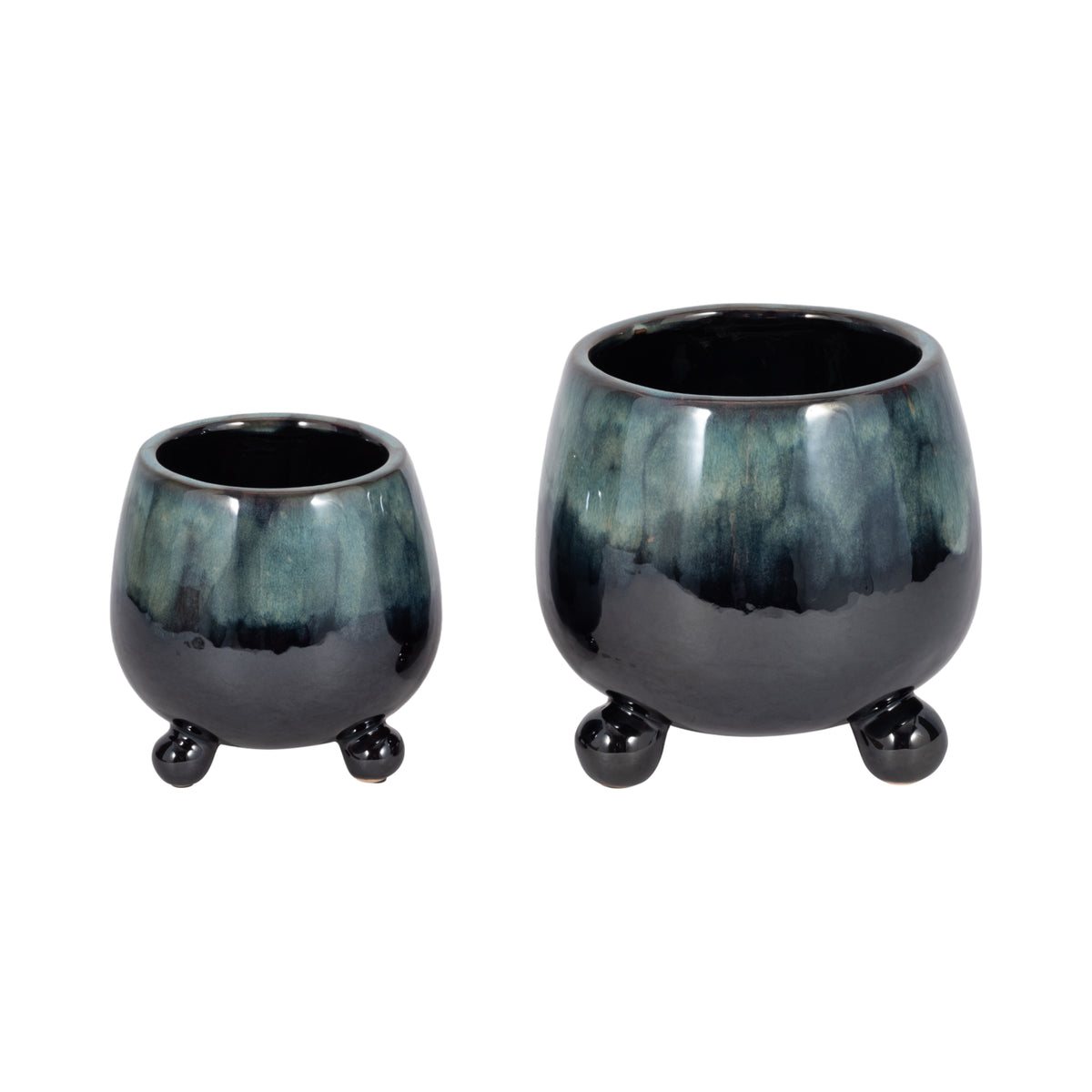 Suttonoak Blue Planters (Set of 2)