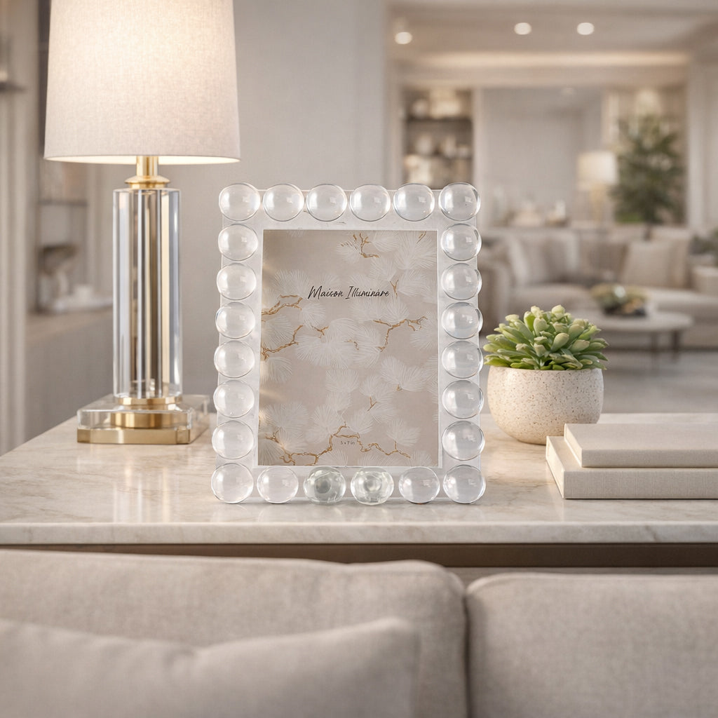 Neff Clear 5x7 Crystal Bubble Photo Frame