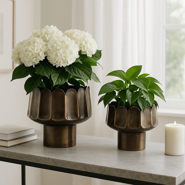 Maxwellshaw Gold Planters (Set of 2)