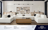 Cara Ivory Boucle 2-Pc Sectional - Ornate Home