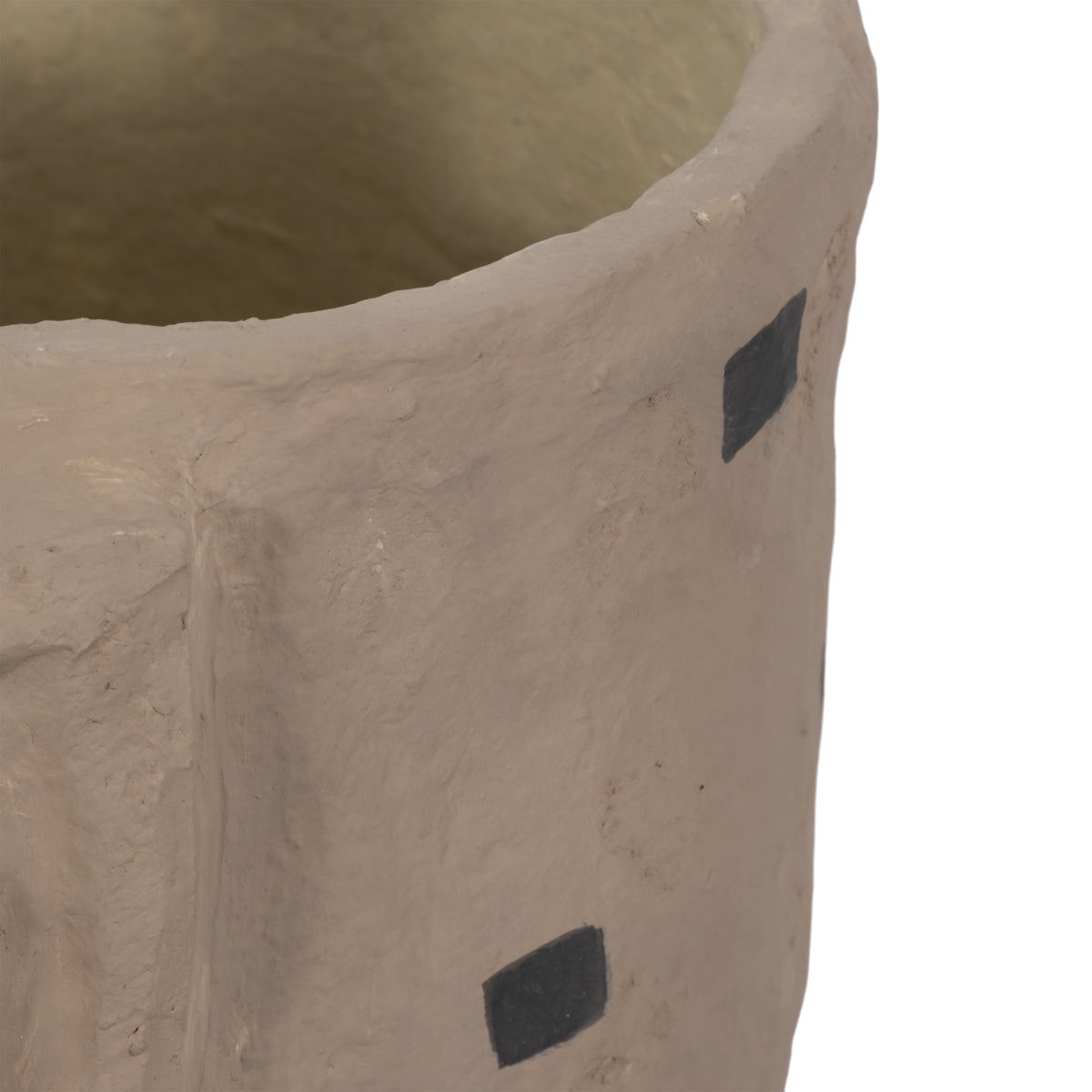 Cordelia Ivory Paper Mache Elephant Planter