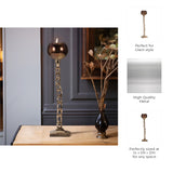 Monrovia Gold Medium Metal Tealight Holder with Base