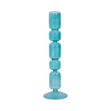 Isle Blue Small Mixed Bubble Taper Candle Holder