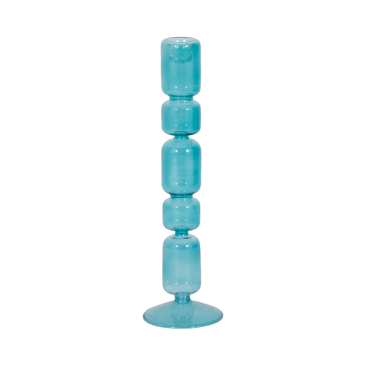 Isle Blue Small Mixed Bubble Taper Candle Holder