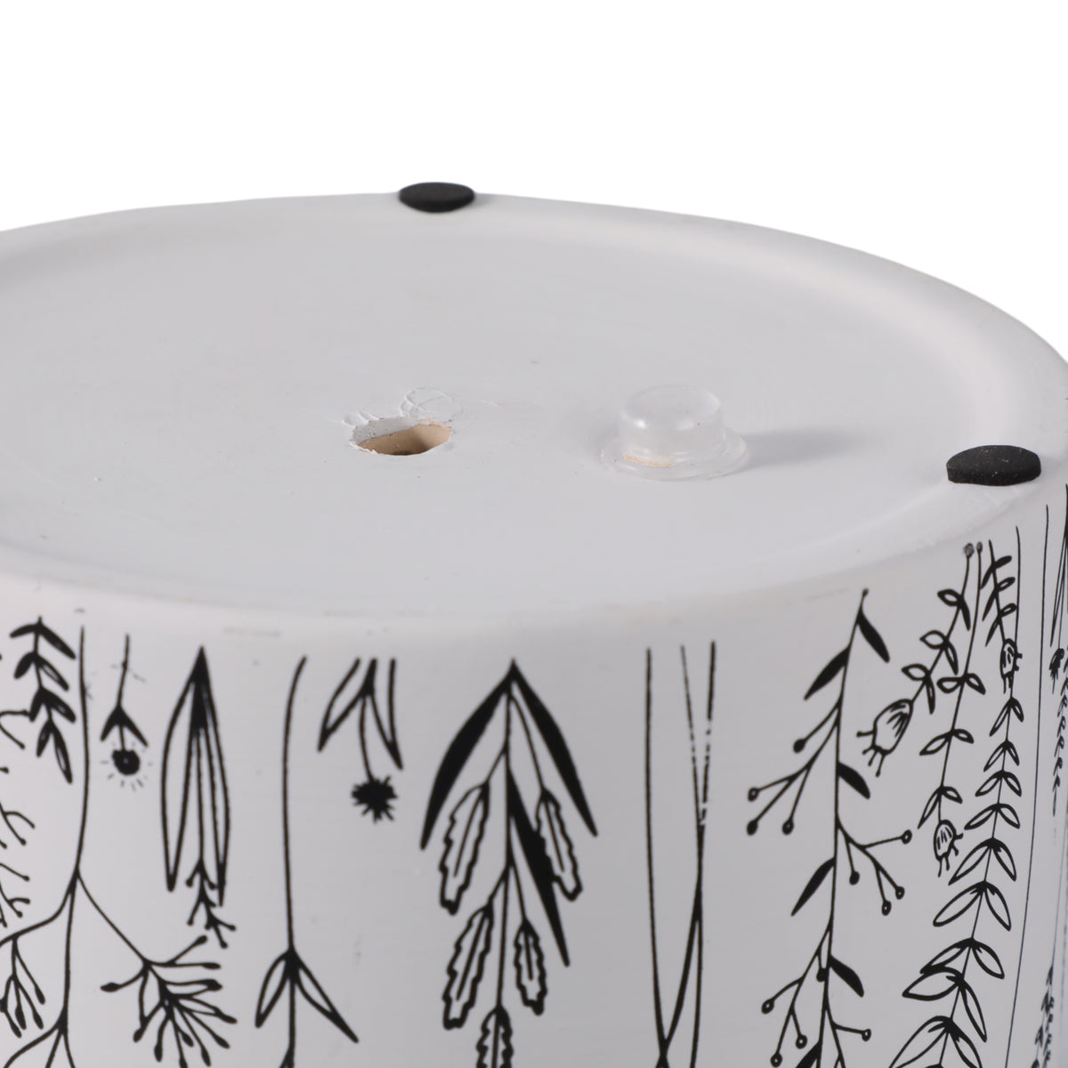 Darrenoak White/Black Planters (Set of 2) - 21860EC
