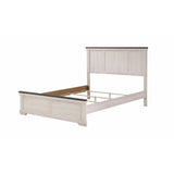 Leighton Two Tone Queen Panel Bed - Ornate Home