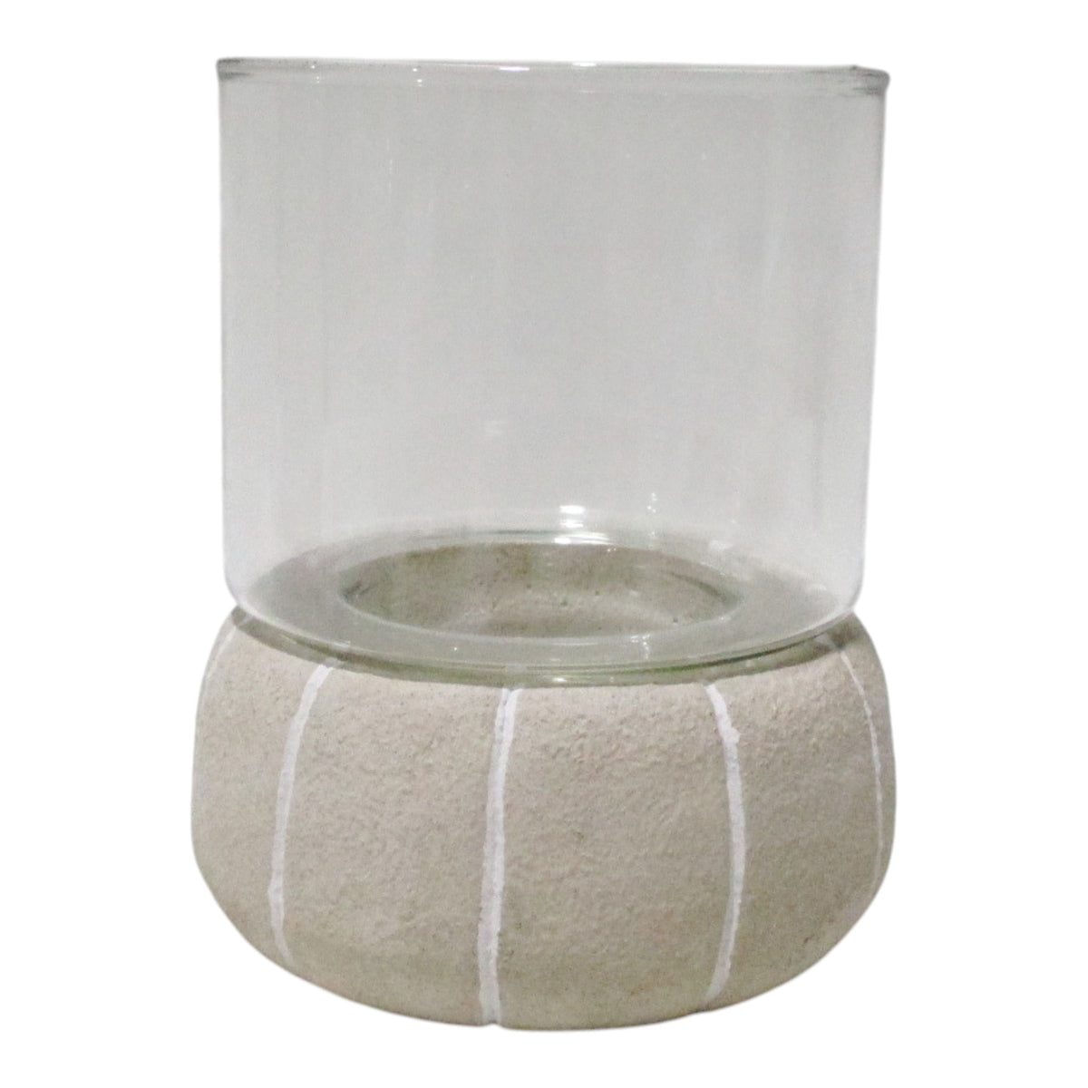 Wyandotte Tan Small Striped Base Hurricane