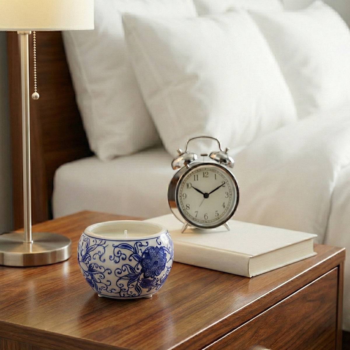 Pleyto Blue/White Jasmine Chinoiserie Candle