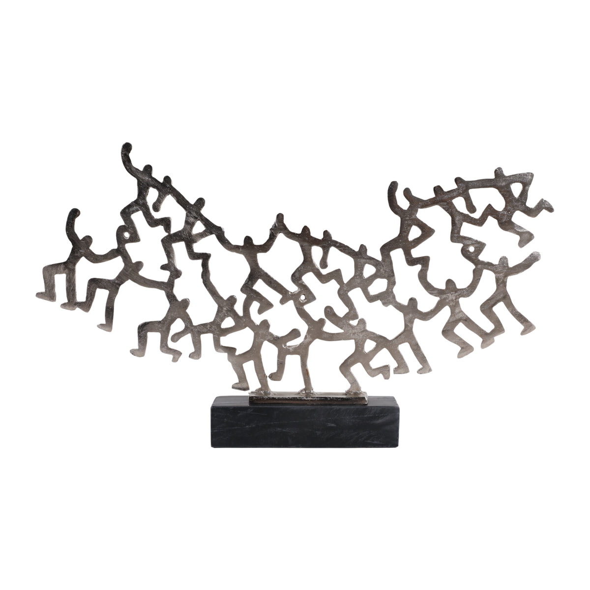 Sheltonbeach Silver/Black Decor