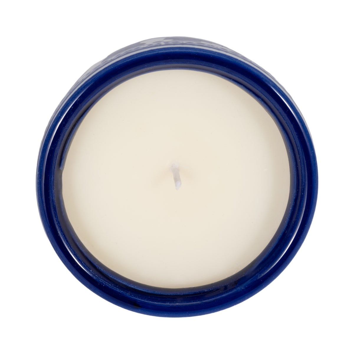 Quinnridge Blue/White Candle