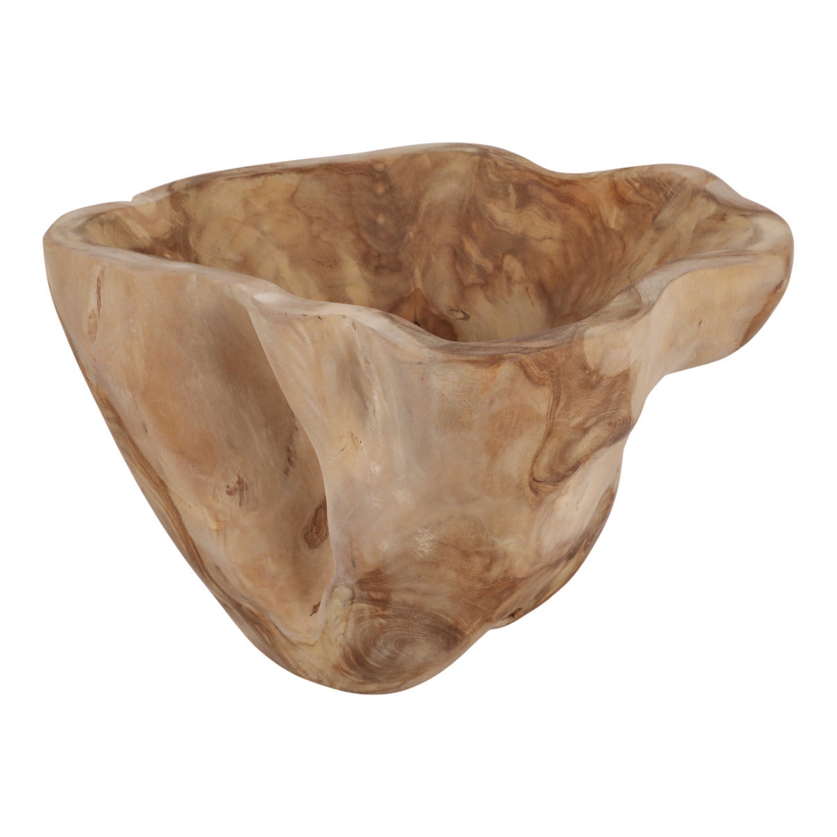 Del Mar Natural Teak Root Bowl