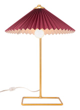 Charo Red & Gold Table Lamp