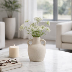 Farleybeach Ivory/White Vase