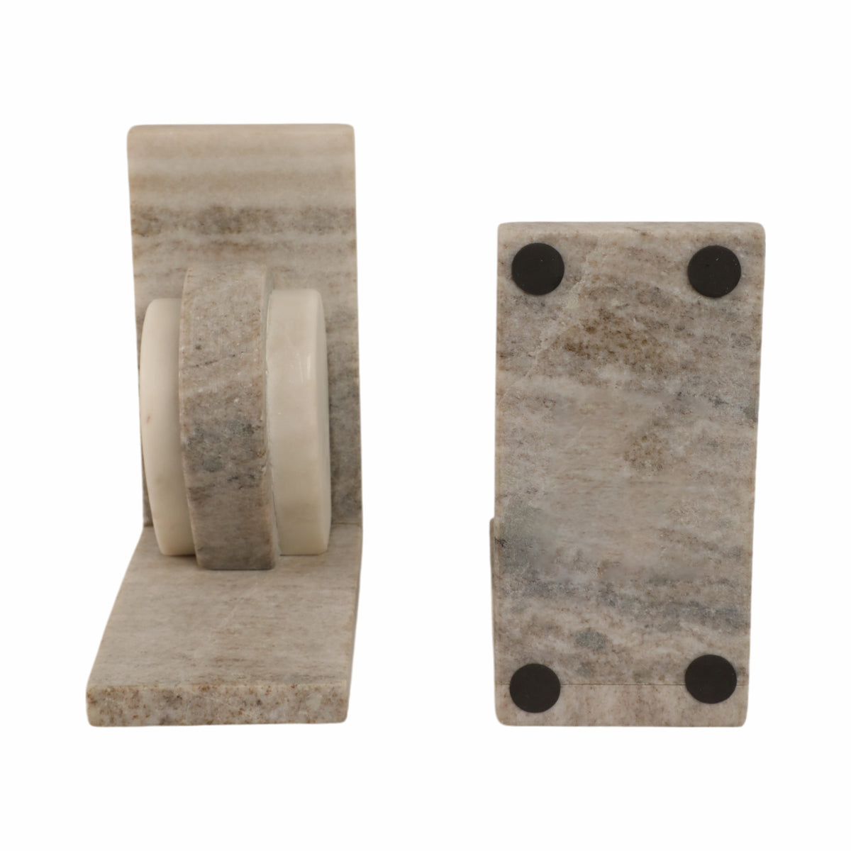 Daytonview Ivory/Tan Bookends (Set of 2)