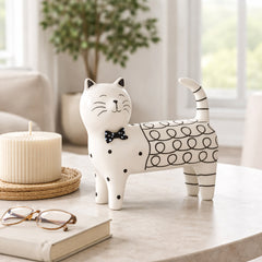 Toolville White Swirls Cat