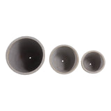 Etiwanda Tan Fluted Terracotta Planters (Set of 3)