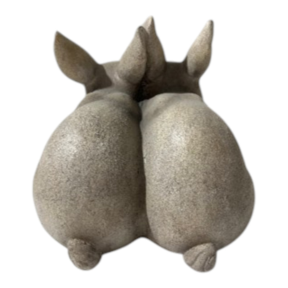 Collinsville Tan Resin Bunnies