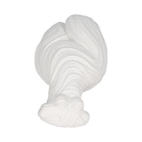 Riverkern White Small Curvy Ribbed Sculpture