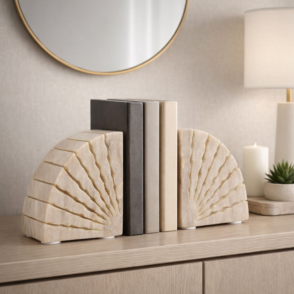 Julianway Tan Bookends (Set of 2)