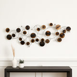 Linden Multicolor Small Discs Metal Wall Decor