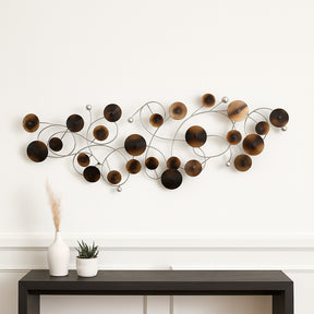 Linden Multicolor Small Discs Metal Wall Decor