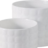 Nicolemoor White Planters (Set of 2)