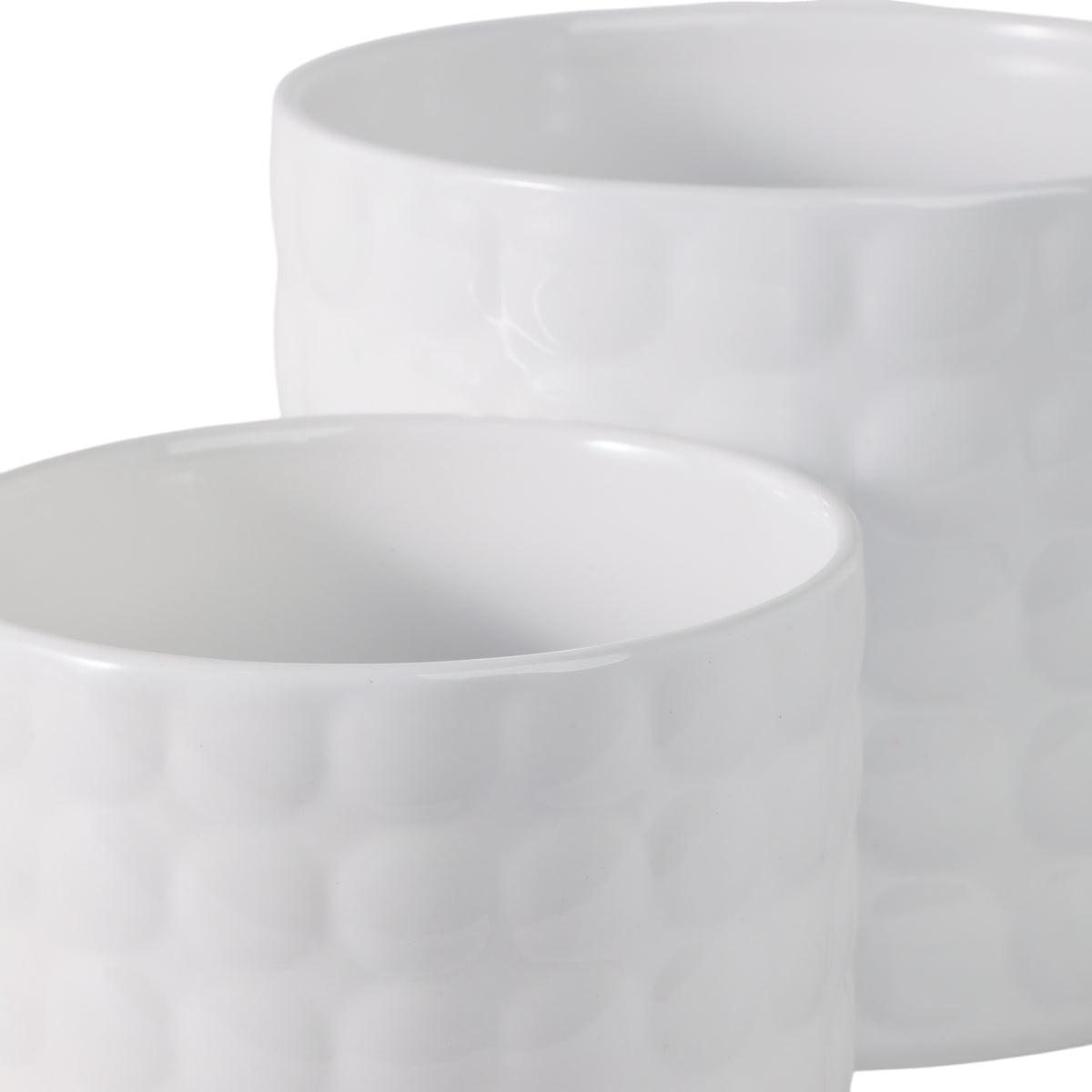 Nicolemoor White Planters (Set of 2)