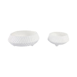 Gilbertrun White Bowls (Set of 2)