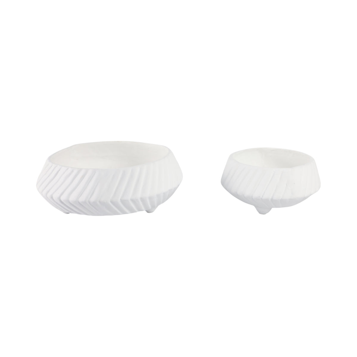 Gilbertrun White Bowls (Set of 2)