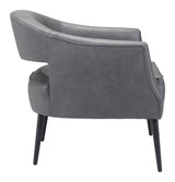 Berkeley Vintage Gray Accent Chair