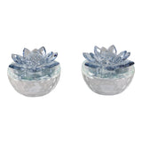 Bairdcross Clear/Blue Boxes (Set of 2)