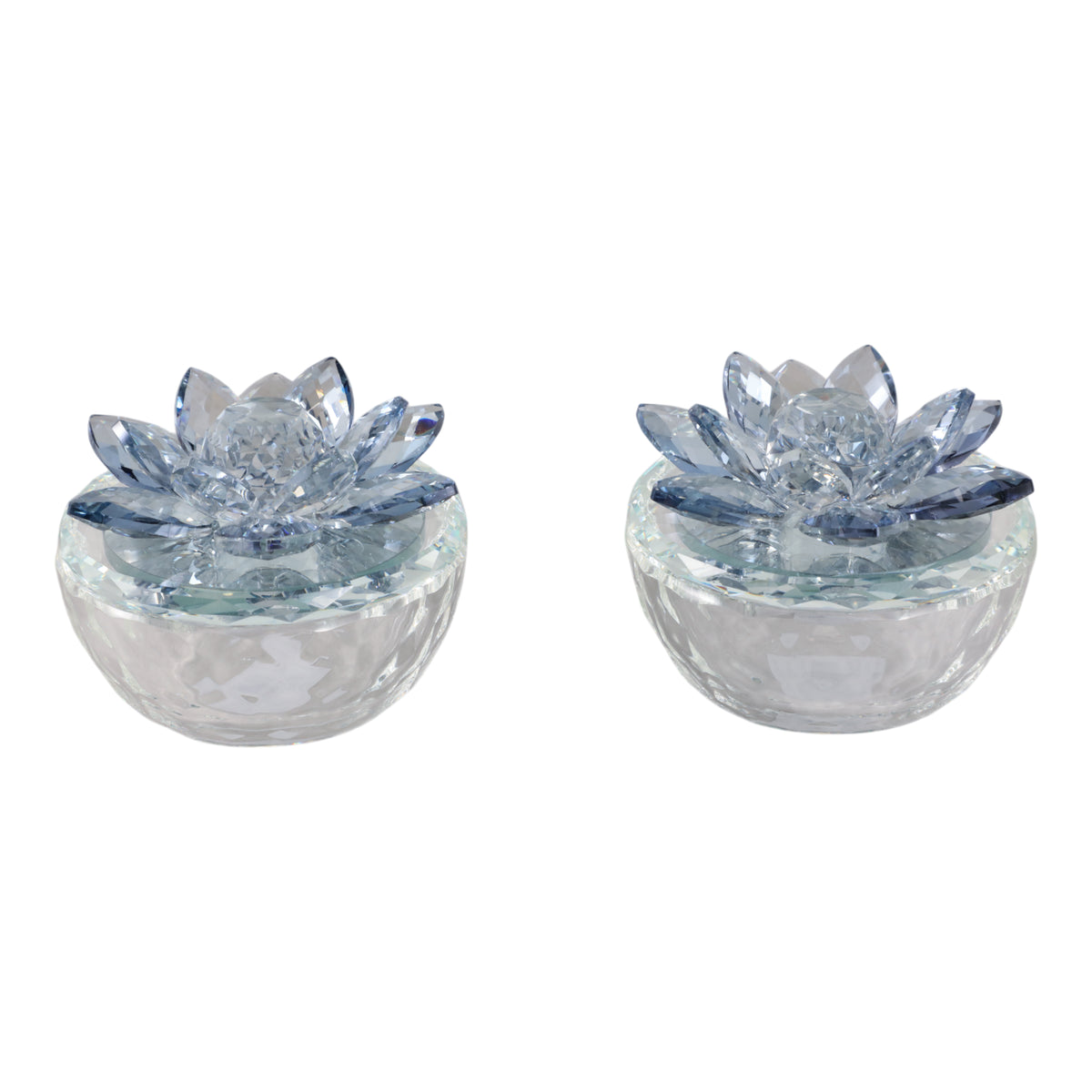 Bairdcross Clear/Blue Boxes (Set of 2)