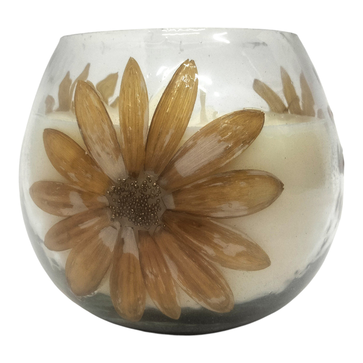 Mentone Multicolor Jasmine Pressed Flower Candle