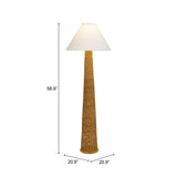 Palmia Natural Solar Floor Lamp