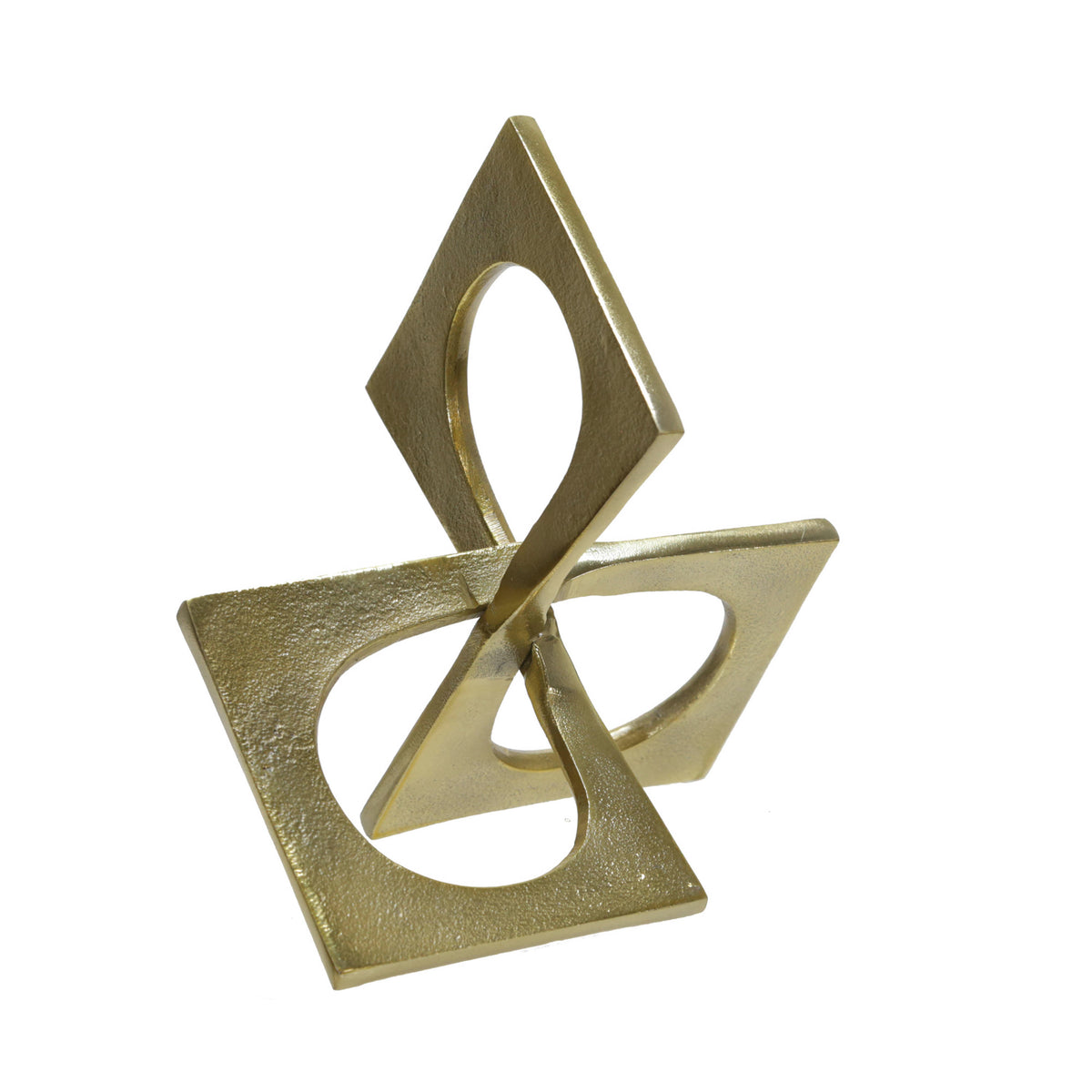 Wheatland Gold Metal Linked Square Decor
