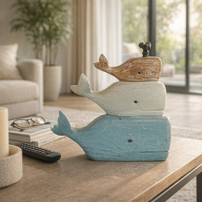 Miaview Blue/White/Tan Decor
