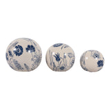 Tesswind Blue/Ivory Orbs (Set of 3)
