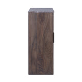 Oak Park Gray/Brown Slanted 2-Door Cabinet