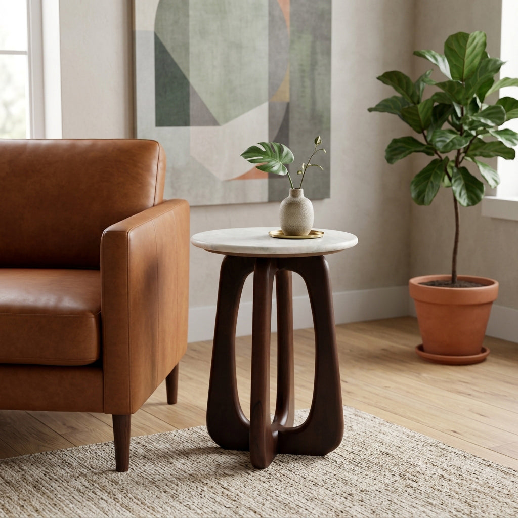 Devonmore Brown/White Table