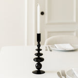 Ellenland Black Large Candle Holder