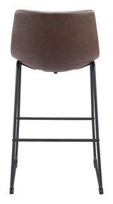 Smart Vintage Espresso Barstool (Set of 2)