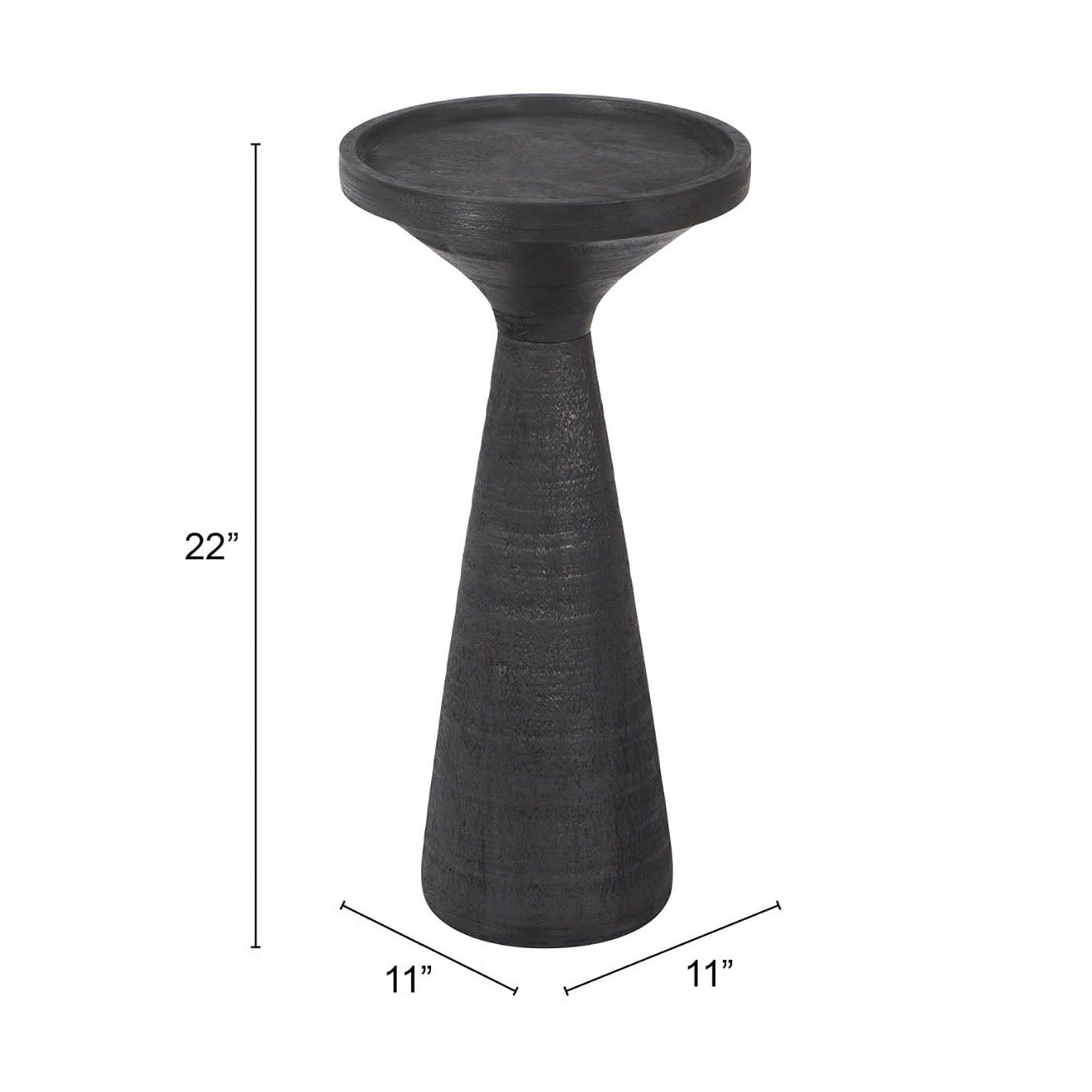 Omni Black Side Table